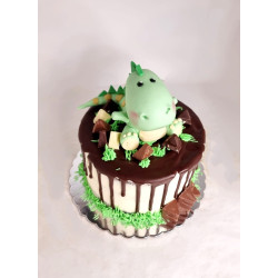Drip cake + figura animalito