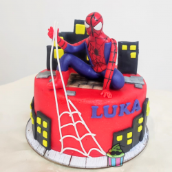 Tarta Spiderman