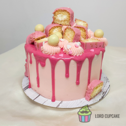 Drip cake pantera rosa