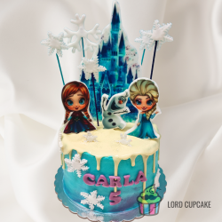 Drip cake frozen castillo