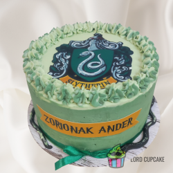 Tarta crema Slytherin