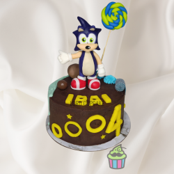 Tarta Sonic ganache