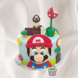 Tarta relieve Mario Bross