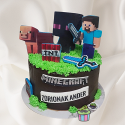 Tarta minecraft