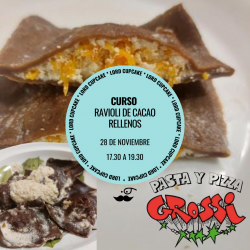 Curso ravioli de cacao...