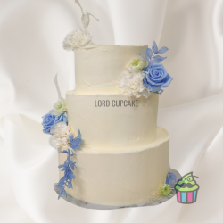 Tarta boda flores...