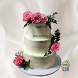 Tarta boda estilo naked +...